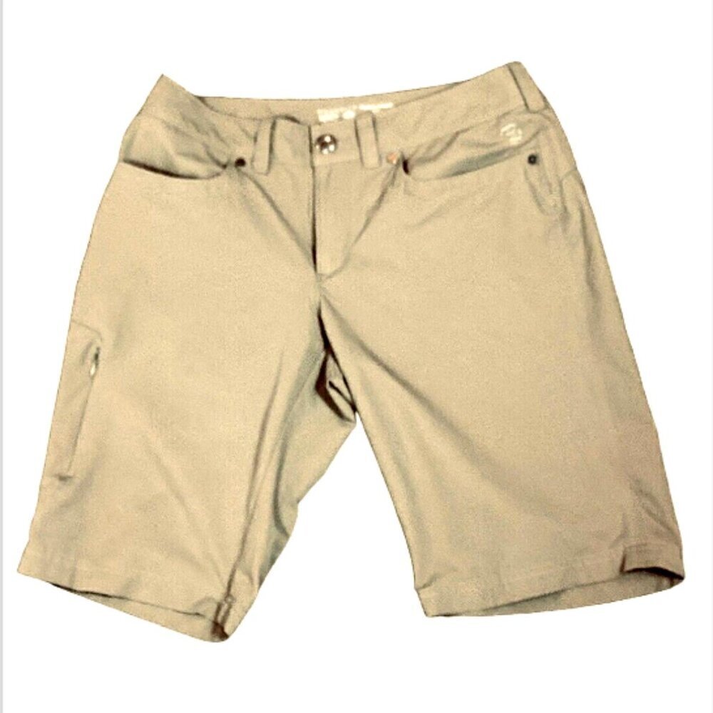 Mountain Hardwear Bermuda‎ Hiking Outdoor Shorts Women's 6 Khaki Beige 206L